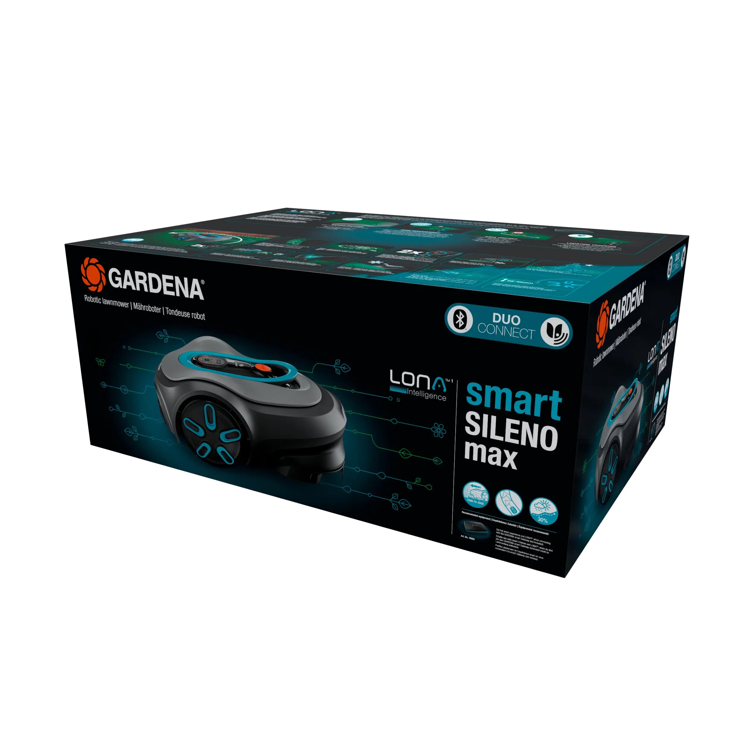 Gardena Mähroboter smart SILENO max 1.200 m², Schnittbreite: 22 cm Gardena Mähroboter smart SILENO max 1.200 m², Schnittbreite: 22 cm