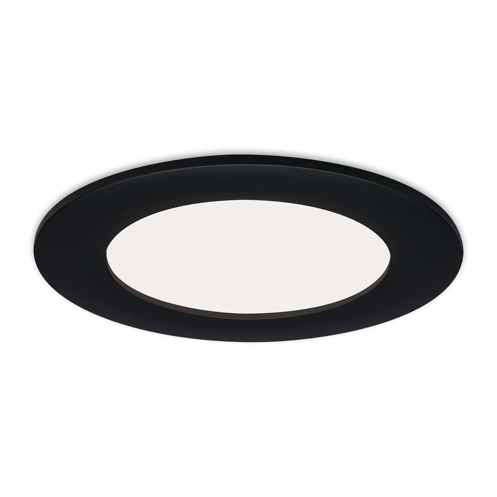 Di-Ka LED Einbauleuchte Flat-In 3er Set schwarz-matt Ø 12 cm 7 W Di-Ka LED Einbauleuchte Flat-In 3er Set schwarz-matt Ø 12 cm 7 W