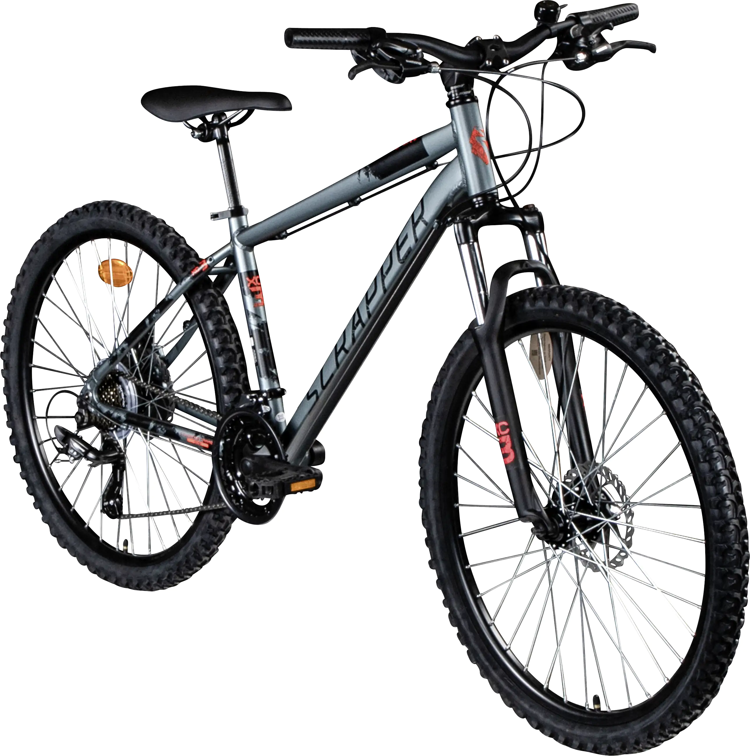 Scrapper Mountainbike XC 3.1 LTD M MTB Hardtail 26 Zoll RH 44cm 21-Gang silber rot Scrapper Mountainbike XC 3.1 LTD M MTB Hardtail 26 Zoll RH 44cm 21-Gang silber rot