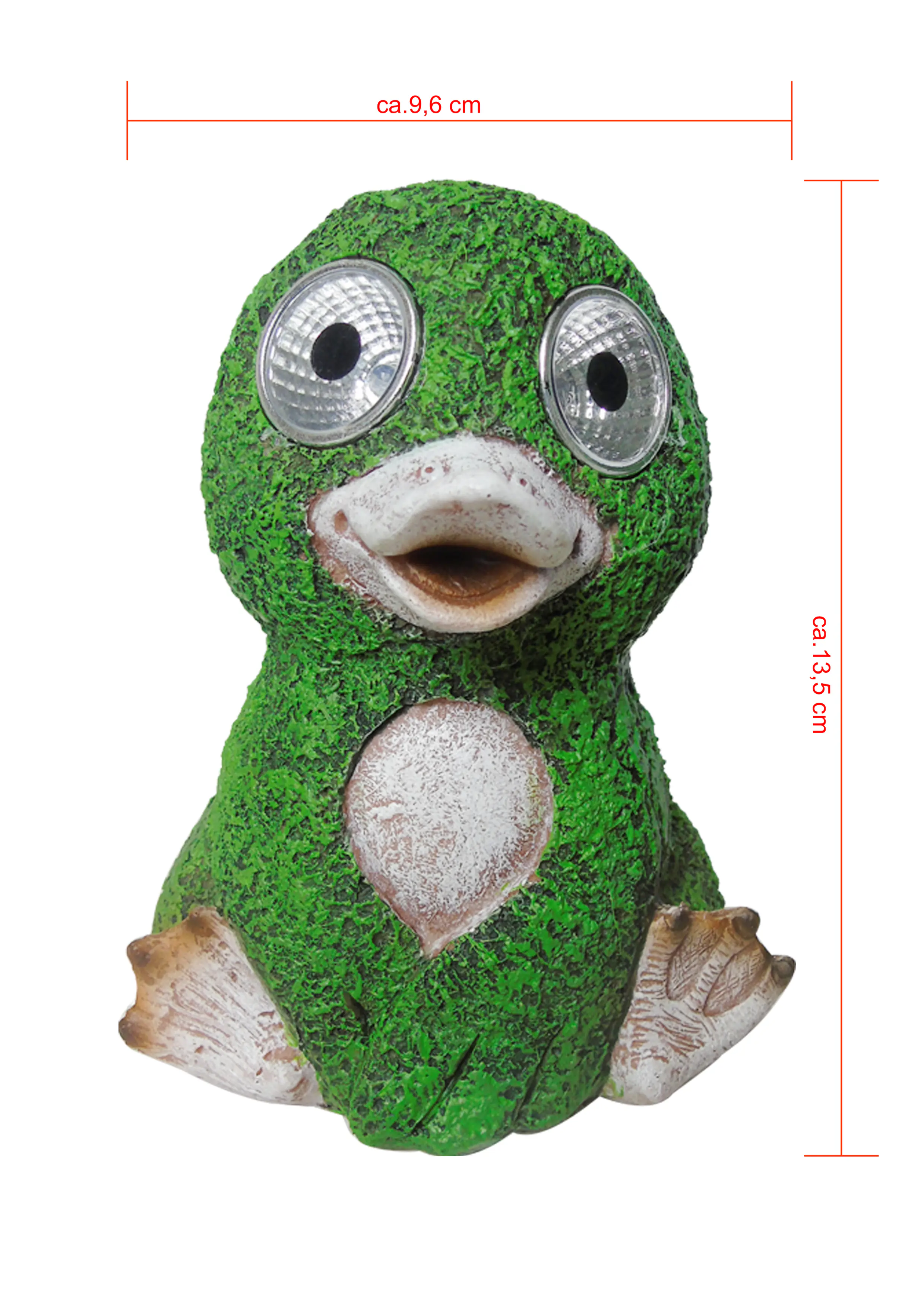 Dapo LED Solarleuchte Dekofigur Vögelchen warmweiß