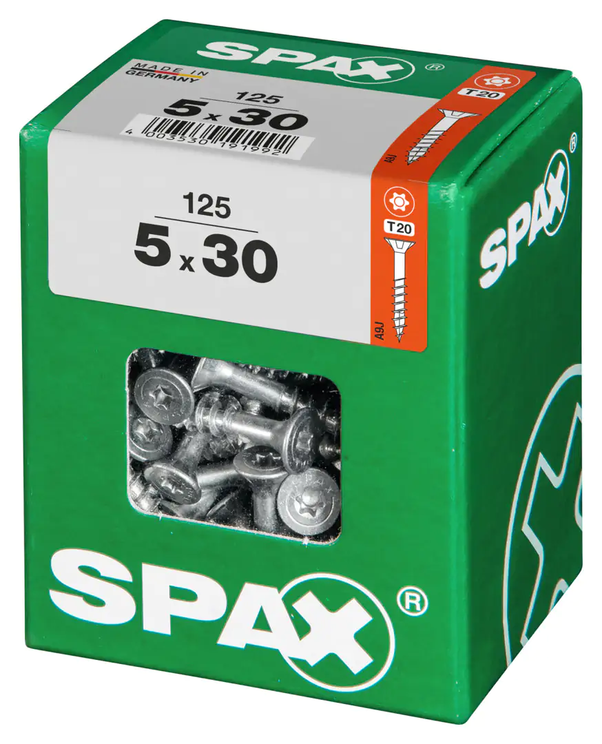 Spax Universalschrauben 5.0 x 30 mm TX 20 - 125 Stk.