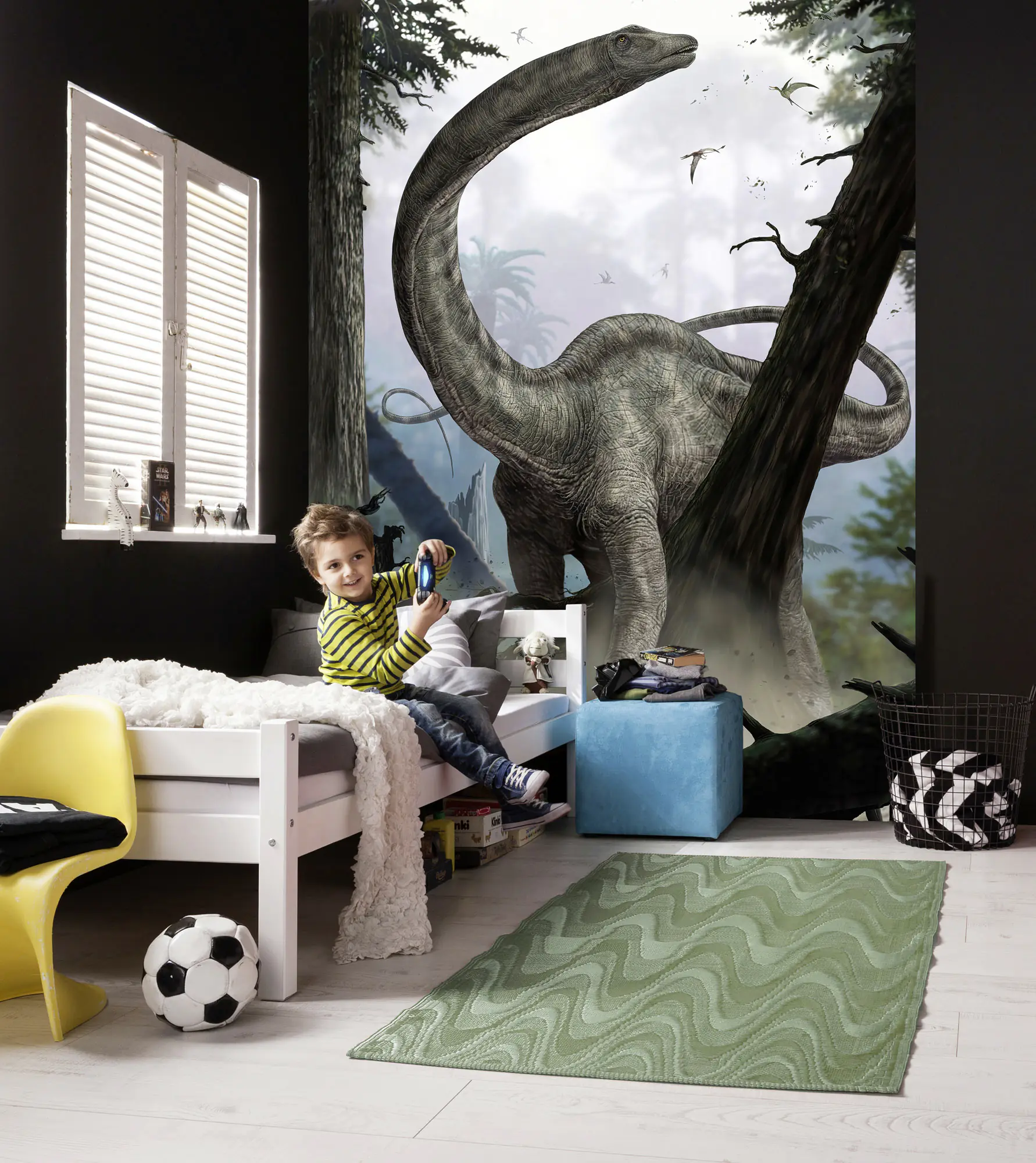 Komar Vlies Fototapete Rebbachisaurus 184 x 248 cm 