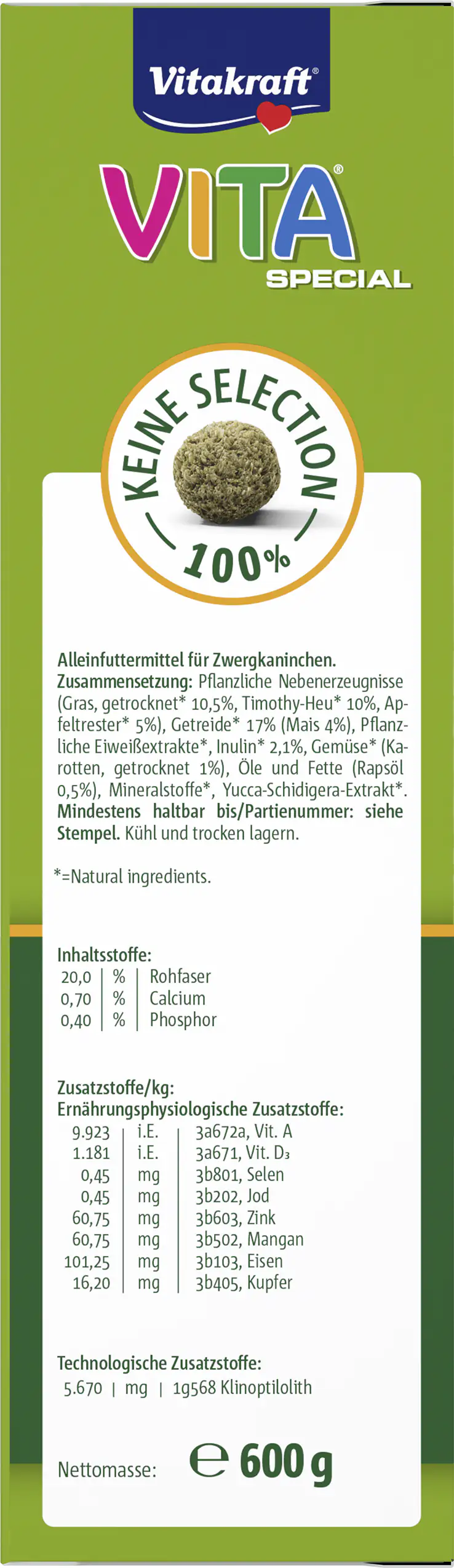 Vitakraft VITA® Special Adult 600 g Vitakraft VITA® Special Adult 600 g