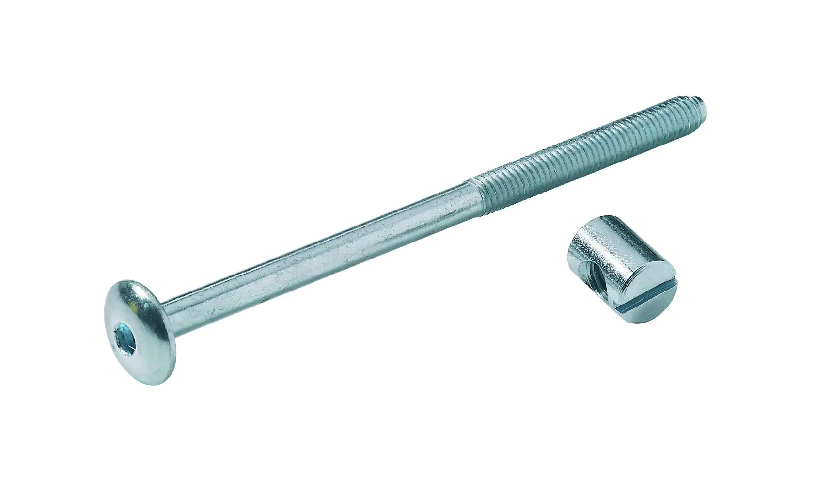Hettich Verbindungsbeschlag M6 x 100mm, mit Kloben