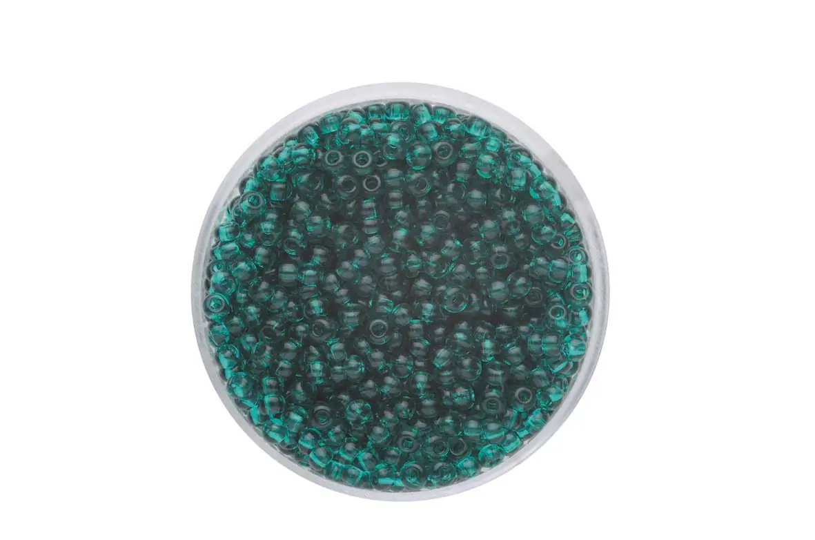 Glorex Rocailles Perlen 2,6 mm 17 g petrol
