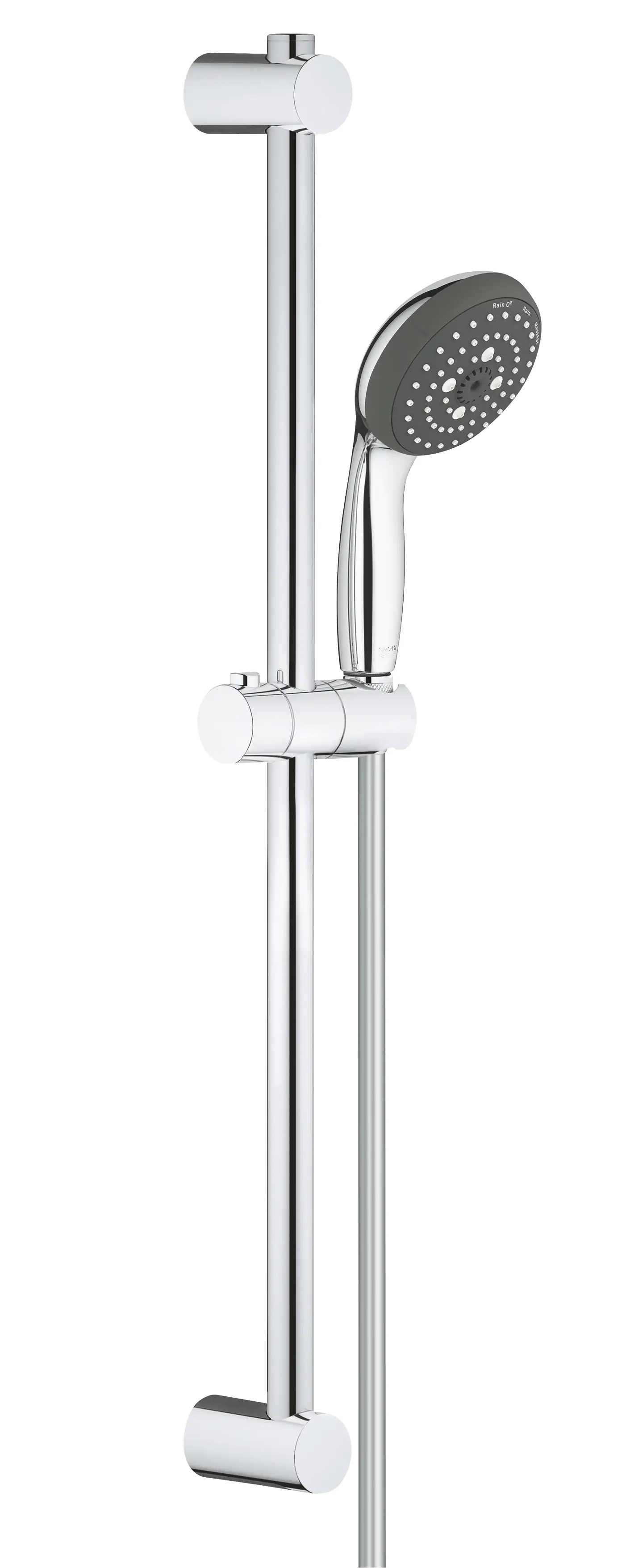 Grohe Brausestangenset Vitalio Start 100 3 Strahlarten, verchromt