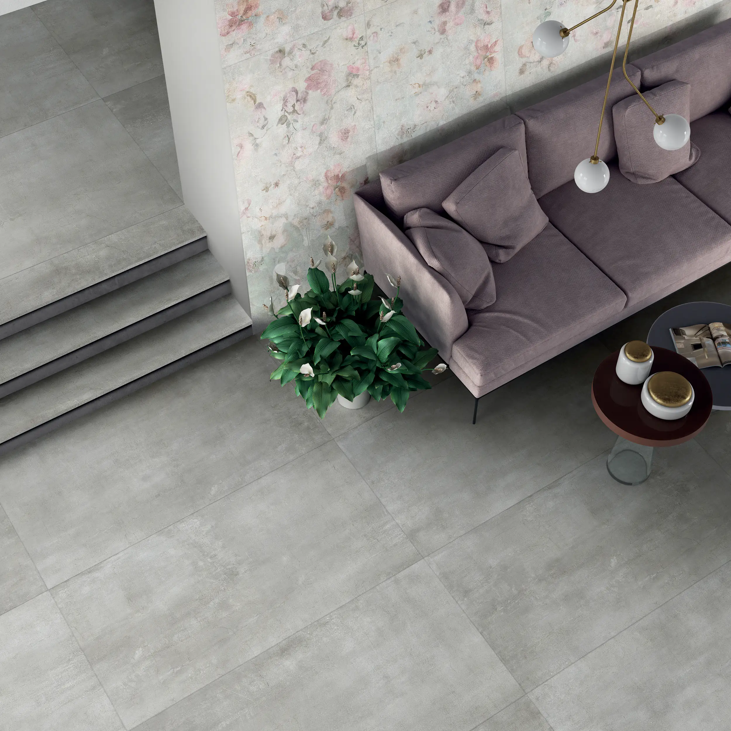 8033866716015_01 Bodenfliese Feinsteinzeug Timeless 60 x 120 cm grau