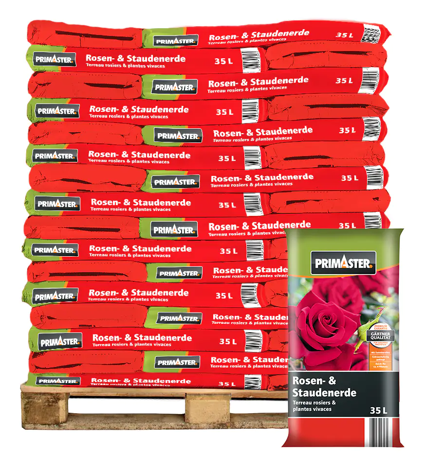 Primaster Rosen- & Staudenerde 35L Palette Palettenabnahme, 48 Pack Primaster Rosen- & Staudenerde 35L Palette Palettenabnahme, 48 Pack