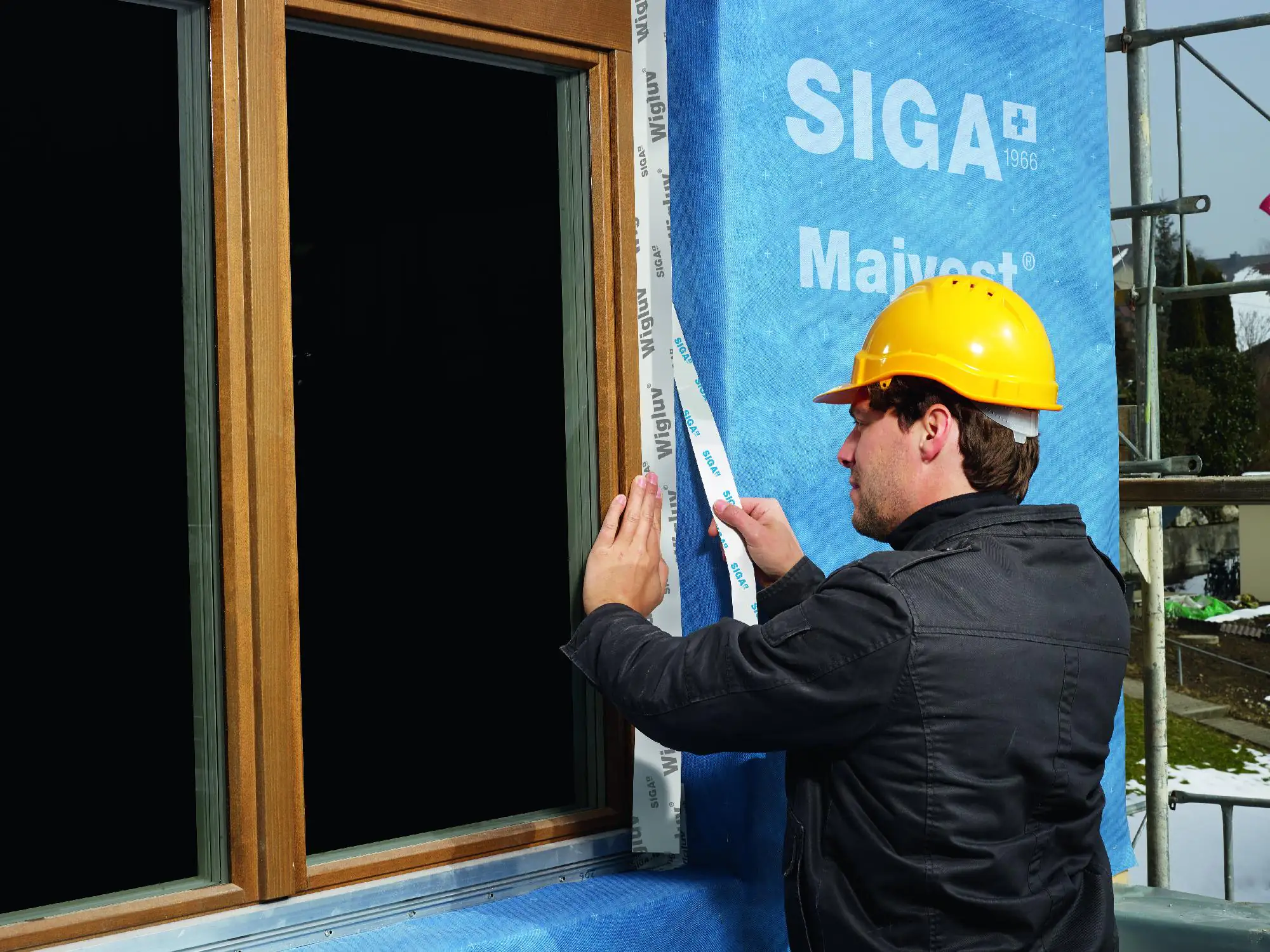 Siga Fassadenbahn Majvest 200 50 x 1,5 m = 75 m² blau