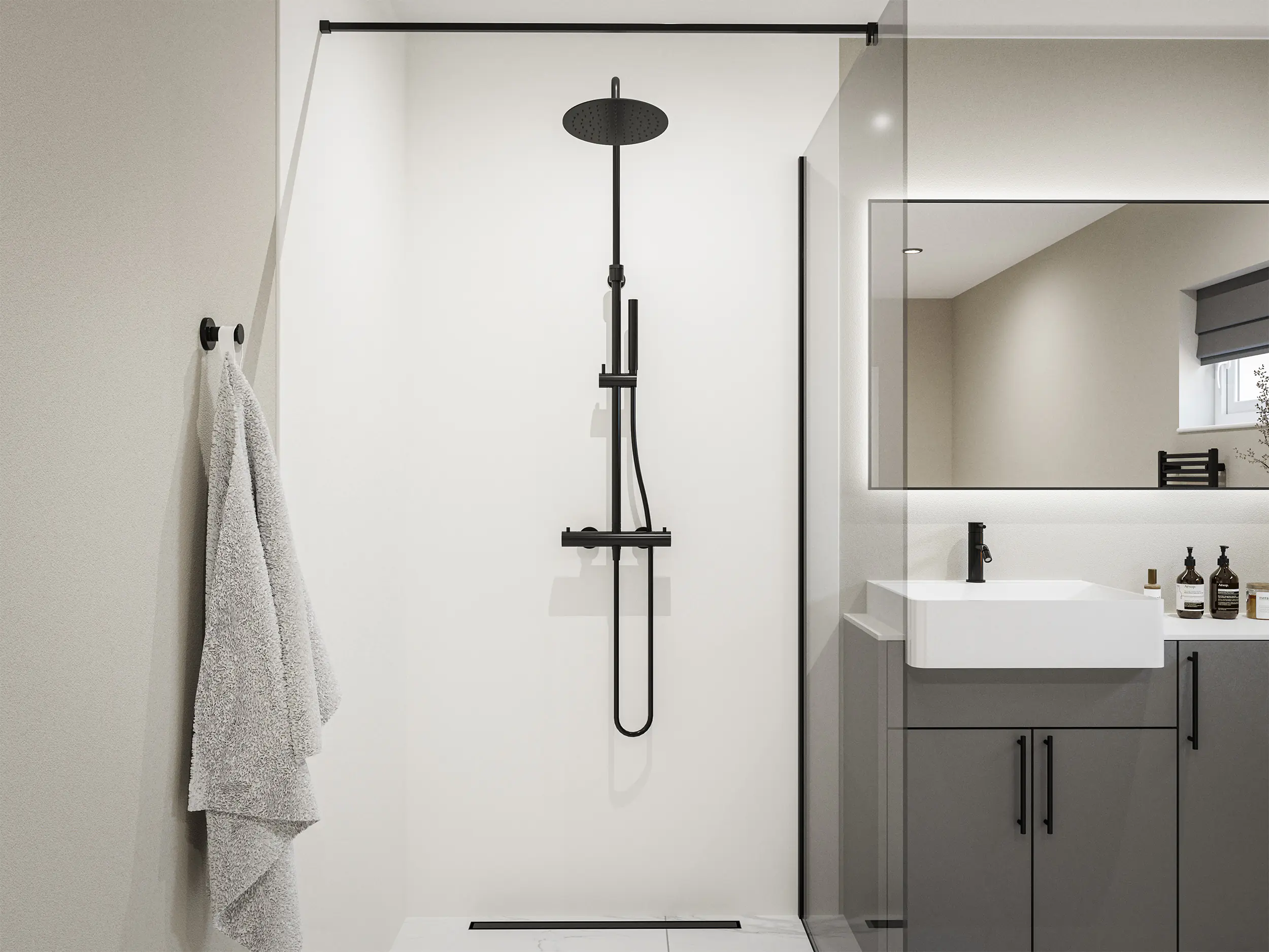 Wetwall Elite Wandpaneel  Artico 60 x 260 cm mit Nut & Feder