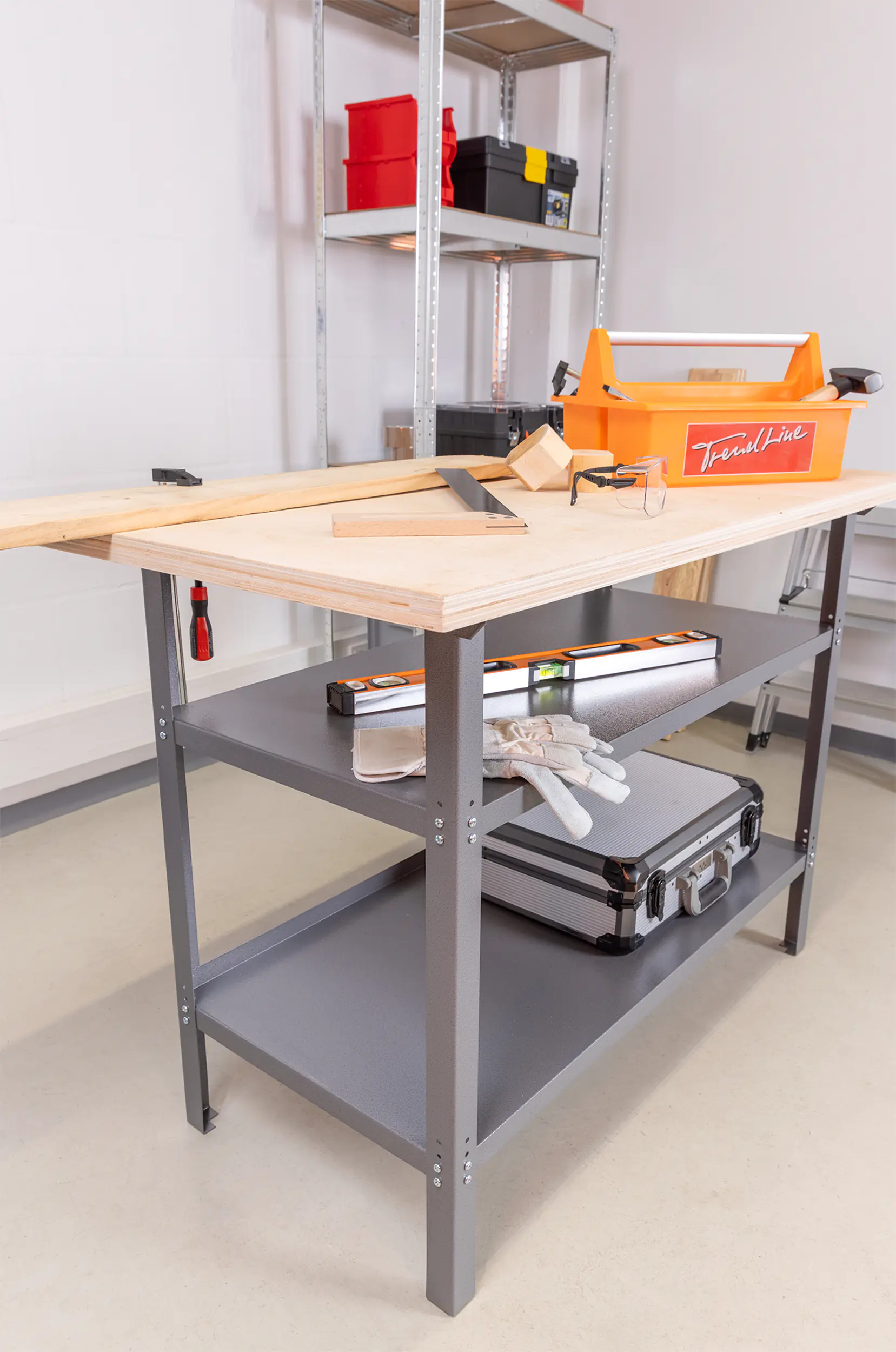 TrendLine Werkbank 120 x 60 x 85 cm TrendLine Werkbank 120 x 60 x 85 cm