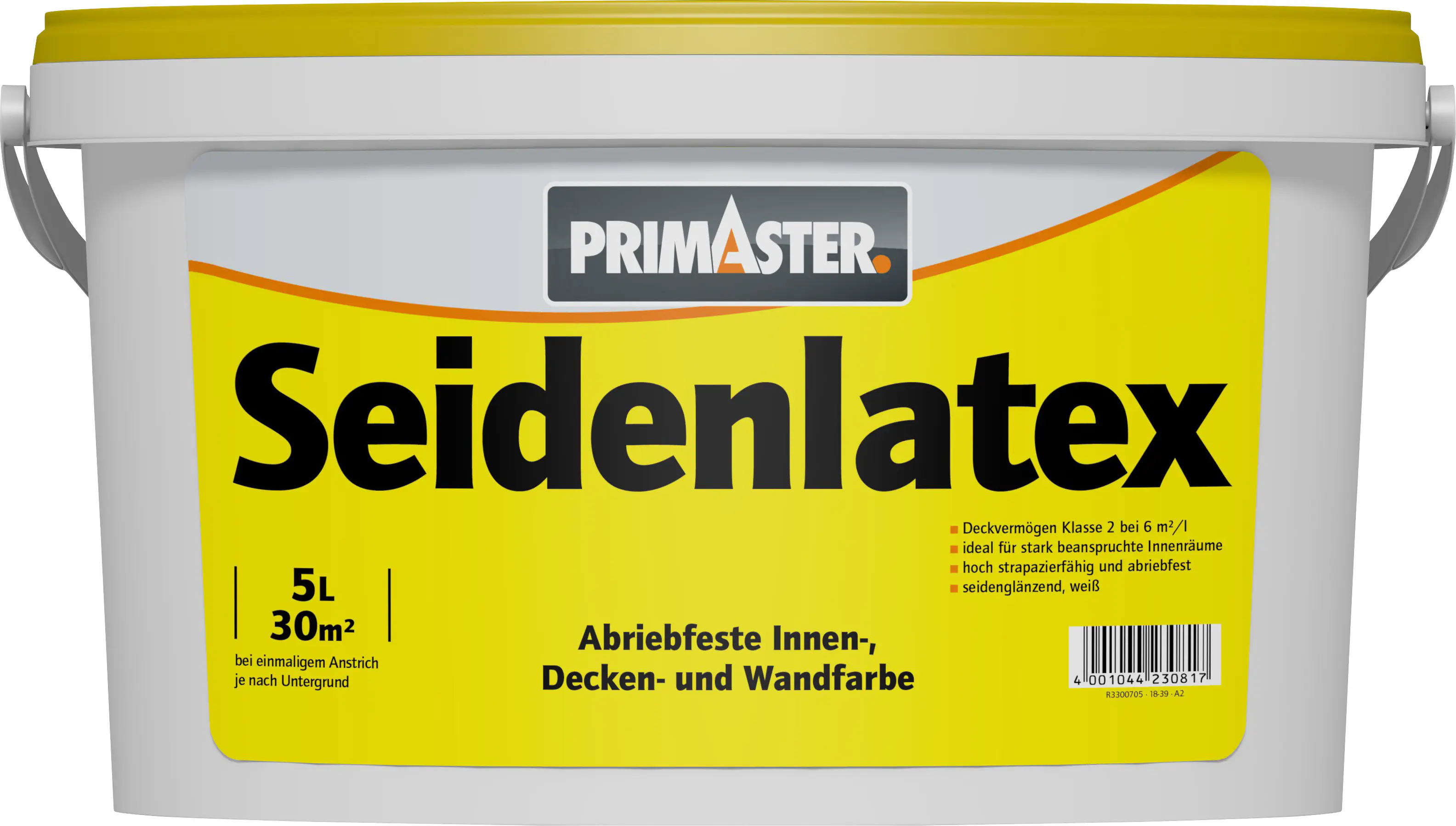 Primaster Seidenlatex 5 L weiß