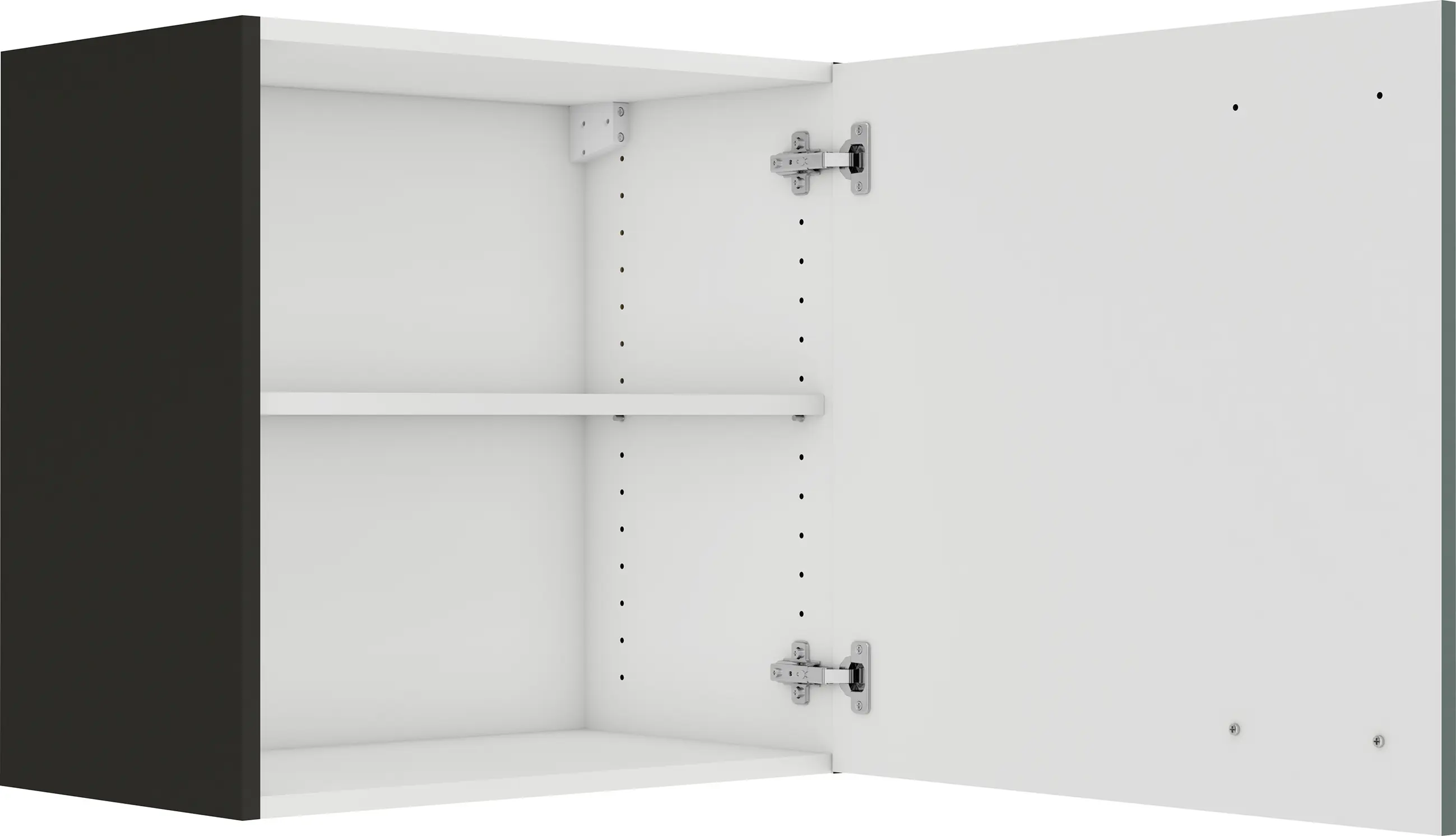 Optifit Oberschrank Verona 405 steingrün/anthrazit matt 60 cm 