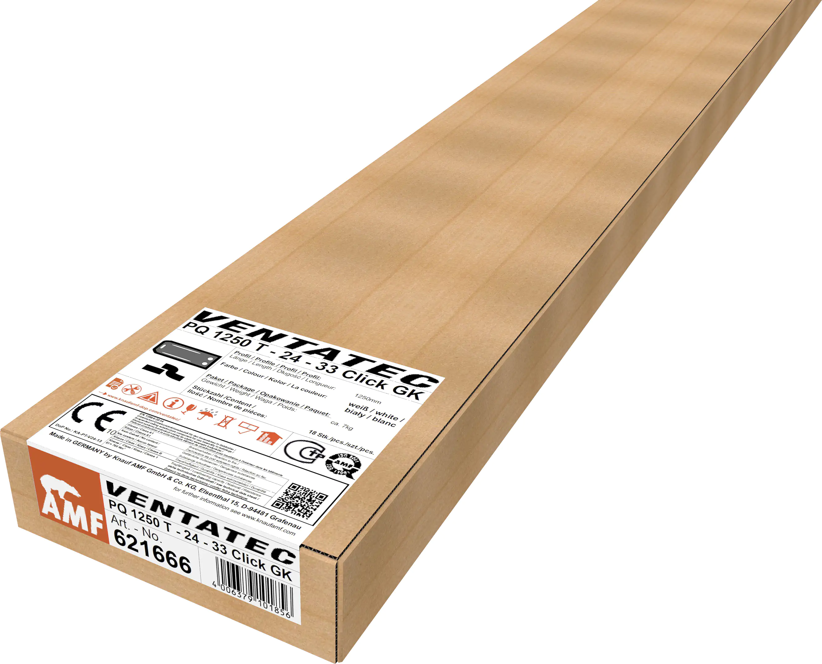 Knauf AMF Querprofil Ventatec 1250 mm Knauf AMF Querprofil Ventatec 1250 mm