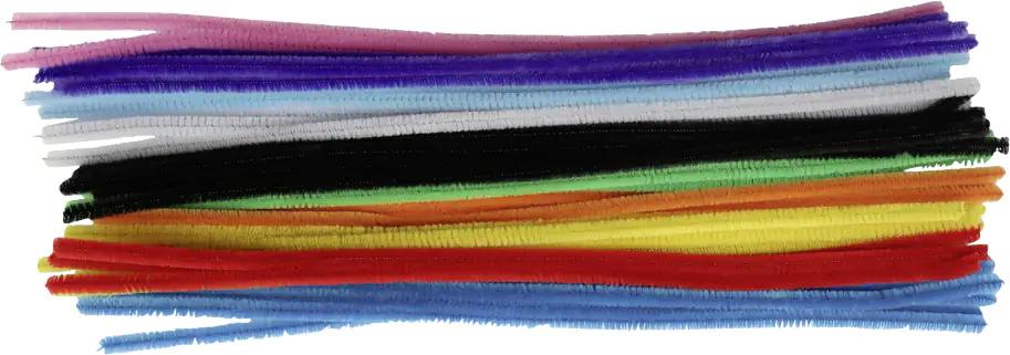 Glorex Biegeplüsch bunt 100 Stück