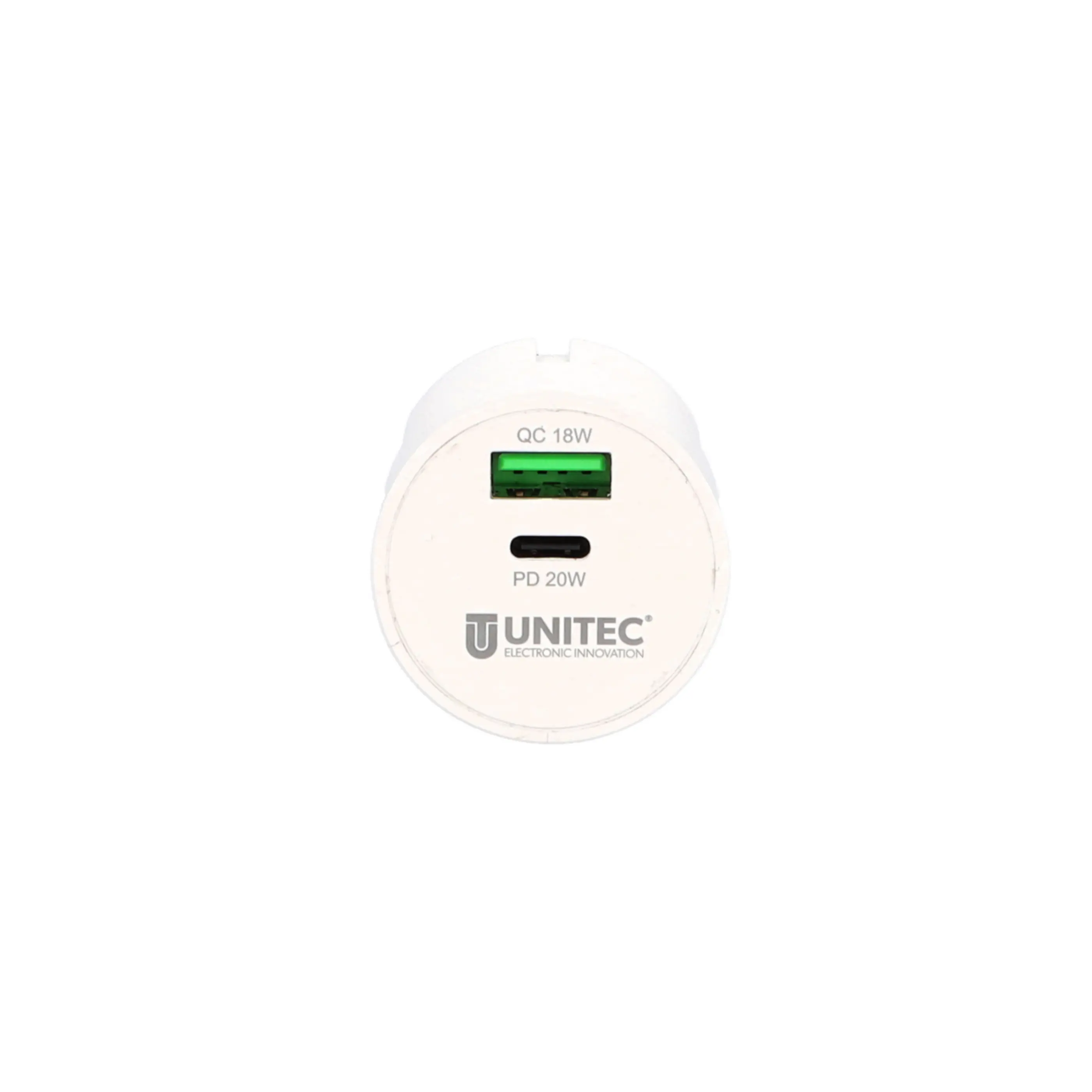UniTec Mini USB Ladeadapter 20 W weiß