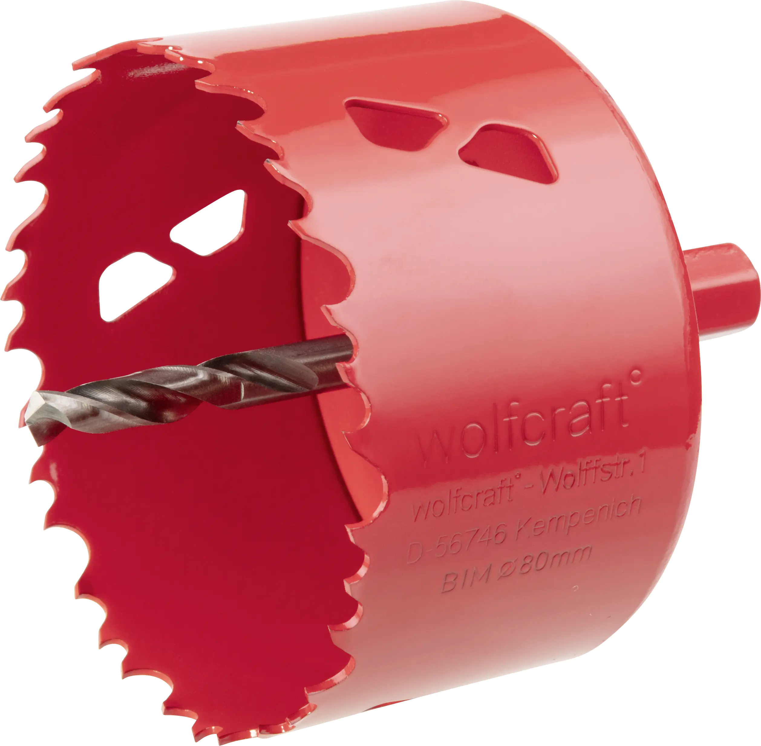 Wolfcraft Lochsäge Ø 80 mm Bimetall inkl. Schaft und Bohrer Wolfcraft Lochsäge Ø 80 mm Bimetall inkl. Schaft und Bohrer