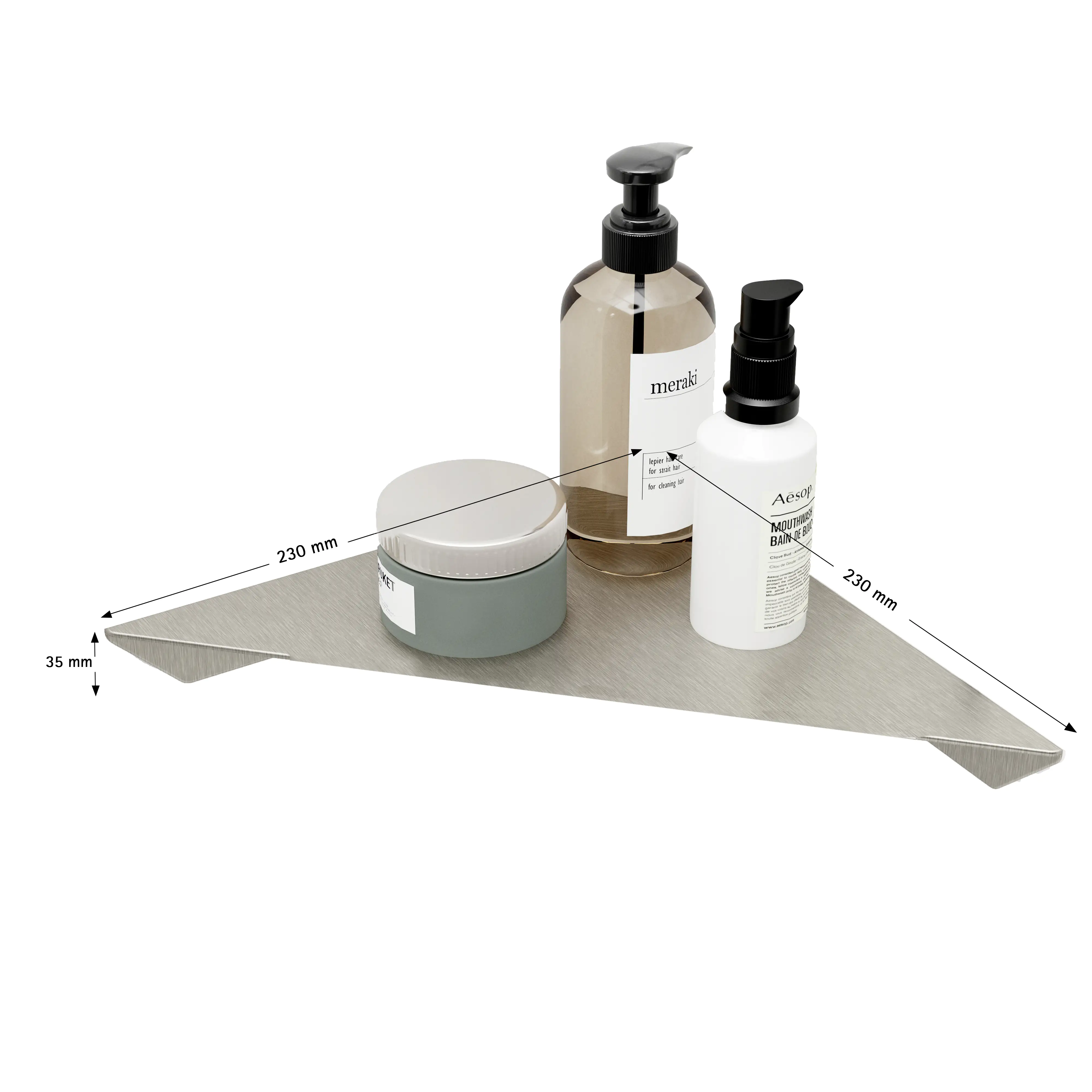 Schulte Duschablage über Eck zum Kleben