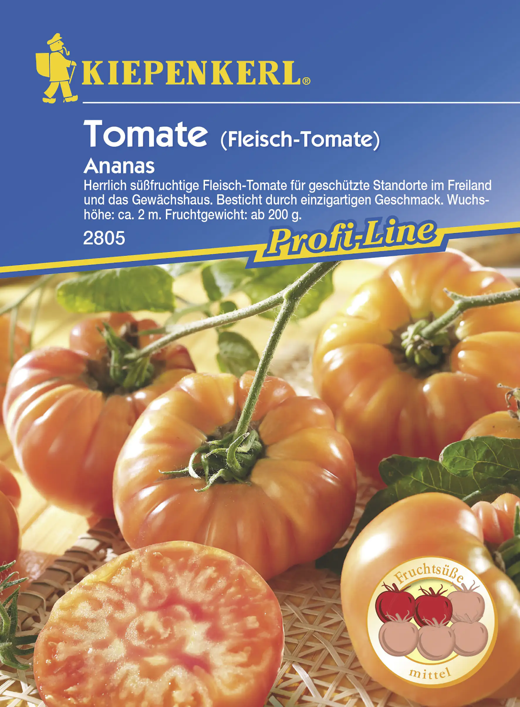 Kiepenkerl Fleisch-Tomate Ananas Inhalt reicht für 10 Korn