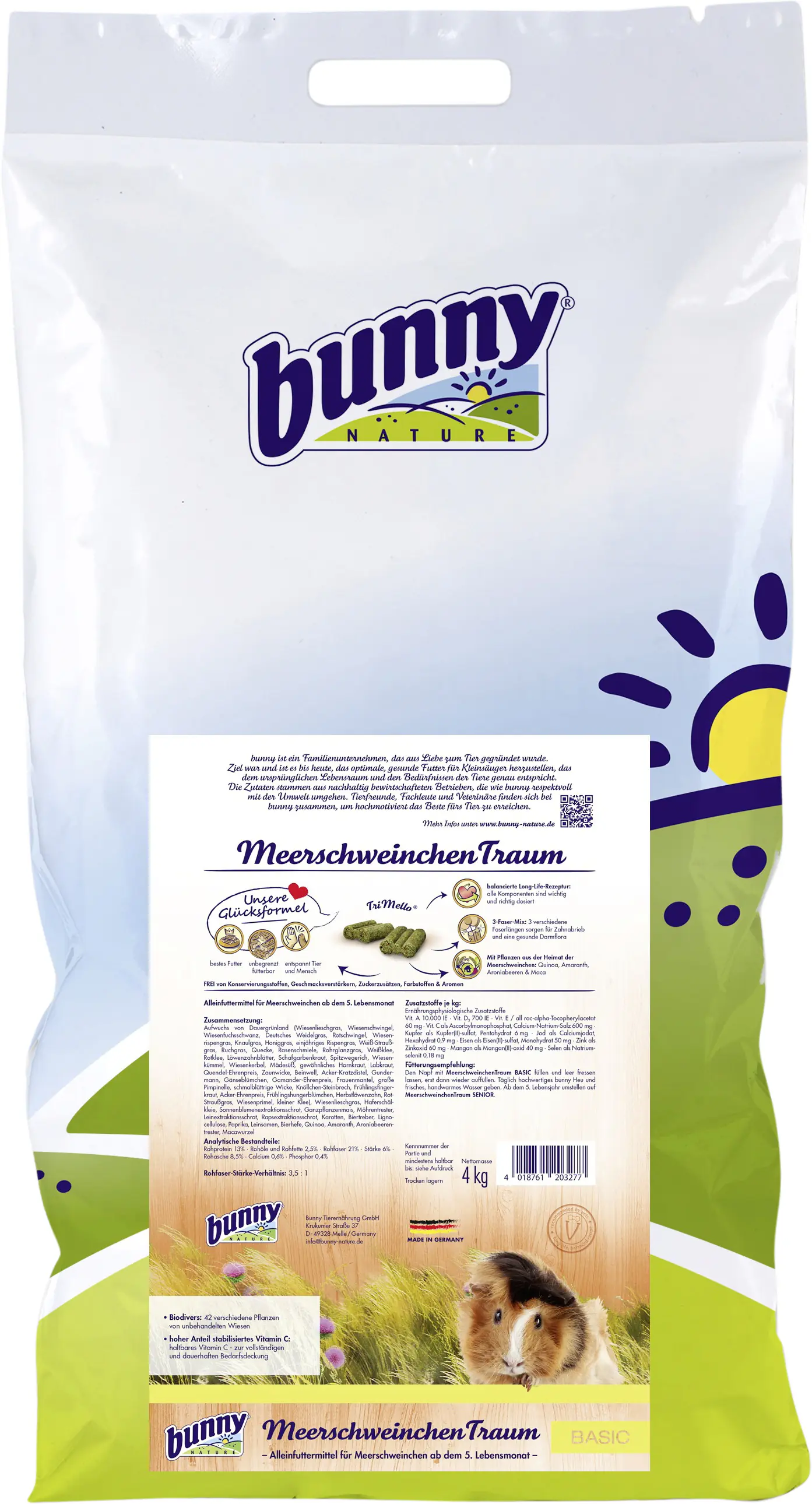 bunny Meerschweinchen Traum BASIC 4kg 4 kg