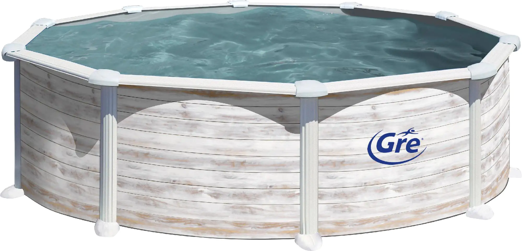 Gre Stahlwandpool rund mit Nordicoptik Ø 460 x 132 cm Gre Stahlwandpool rund mit Nordicoptik Ø 460 x 132 cm