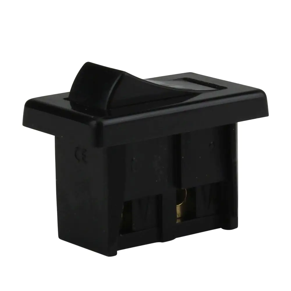 Einbau-Wippschalter 1p 250V 2A schwarz