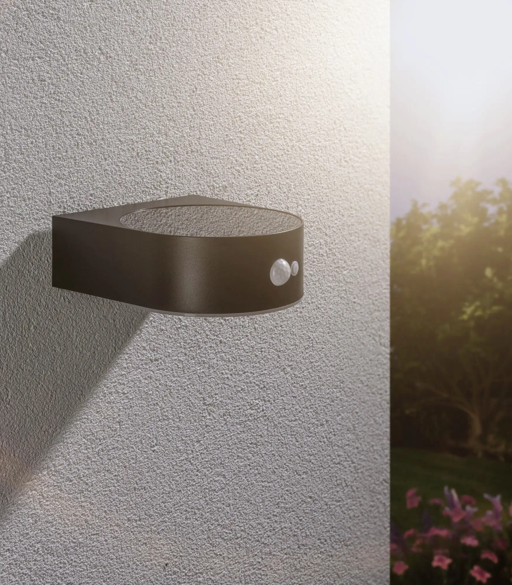 Paulmann LED Solarleuchte Eileen schwarz 17,5 x 19,8cm mit Bewegungsmelder