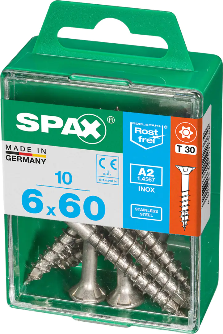Spax Universalschrauben 6.0 x 60 mm TX 30 - 10 Stk.