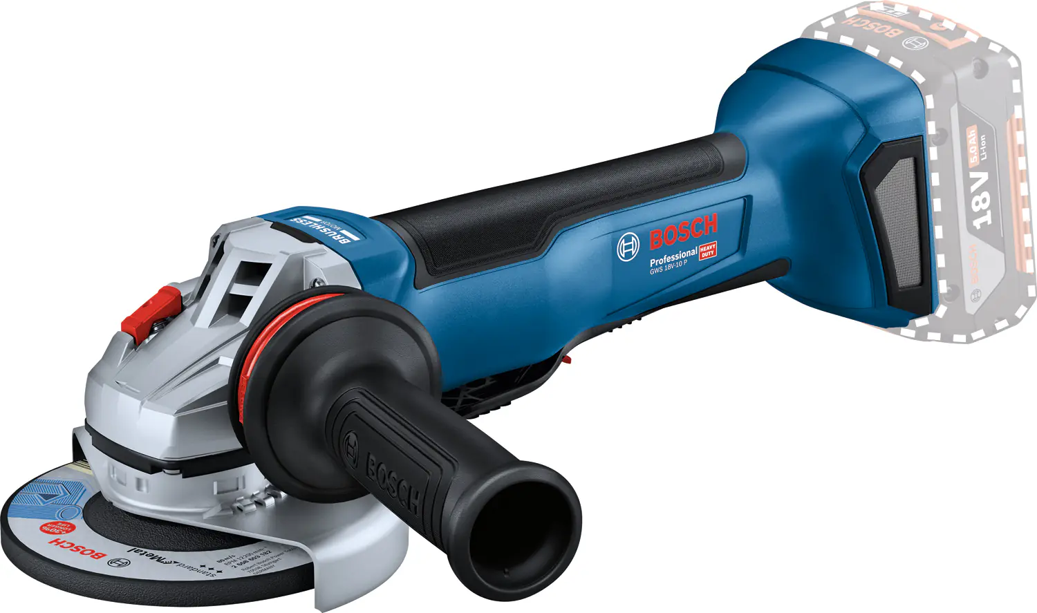 Bosch Professional Akku-Winkelschleifer GWS 18V-10 P Solo L-Boxx Bosch Professional Akku-Winkelschleifer GWS 18V-10 P Solo L-Boxx