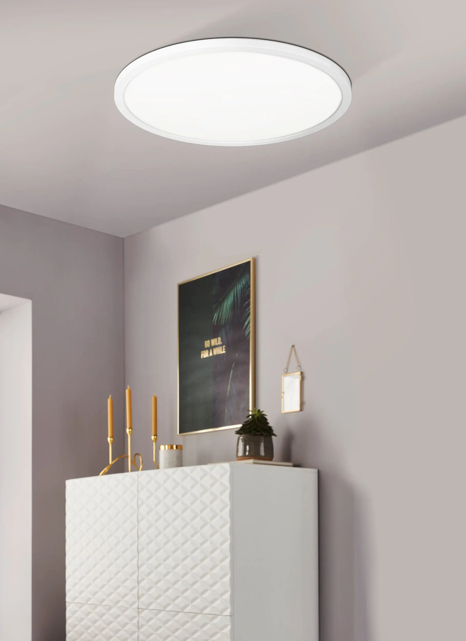 Eglo Connect LED Deckenleuchte Rovito-Z weiß Ø 42 cm dimmbar, ww-kw Eglo Connect LED Deckenleuchte Rovito-Z weiß Ø 42 cm dimmbar, ww-kw