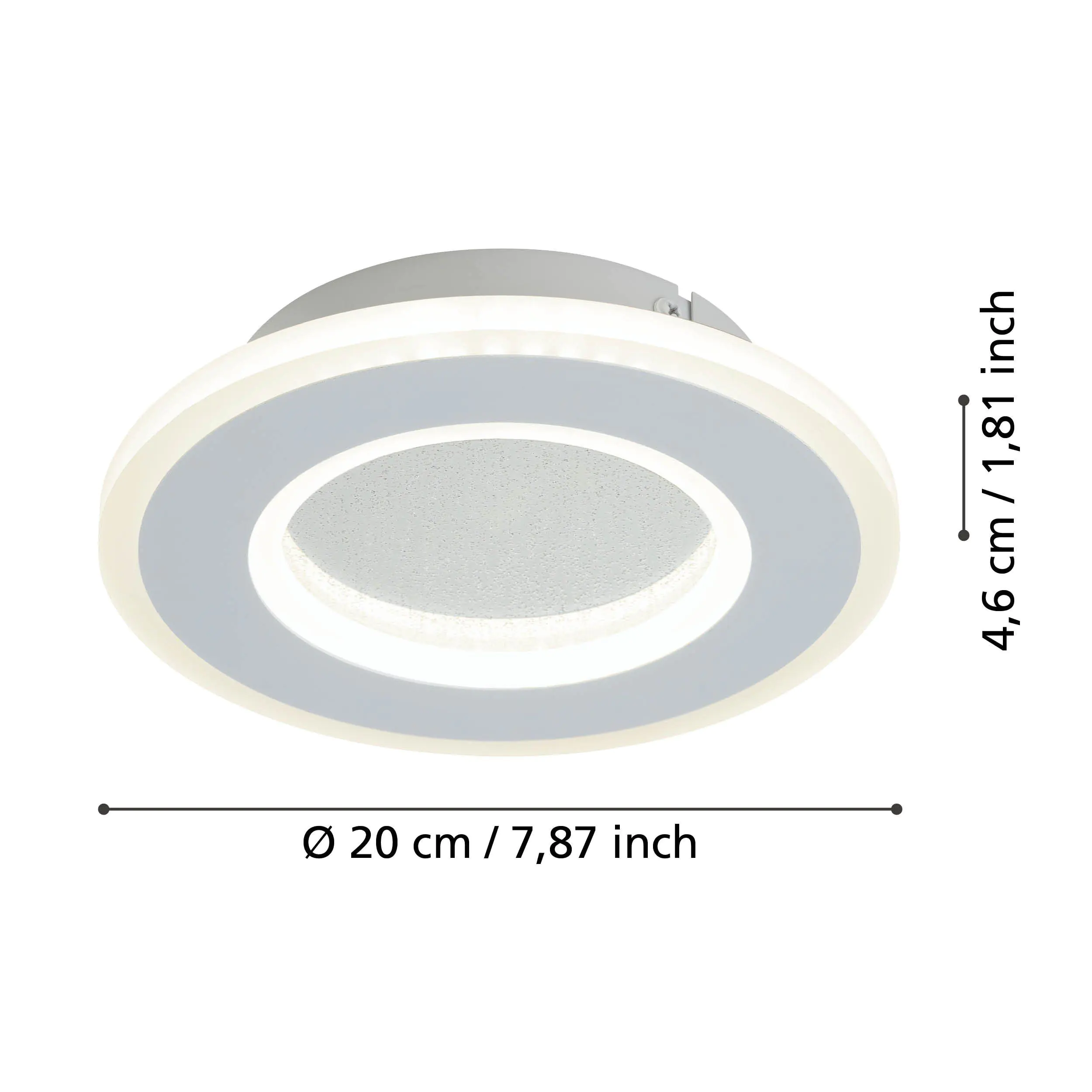 Eglo LED Deckenleuchte Machioni 12W, 1560 lm, 4000K, neutalweiß, weiß Eglo LED Deckenleuchte Machioni 12W, 1560 lm, 4000K, neutalweiß, weiß
