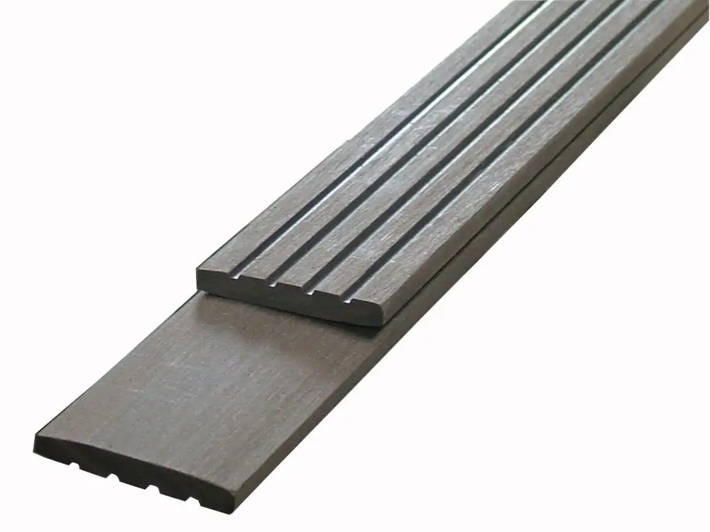 TrendLine Seitenpaneel WPC 220 cm lang braun