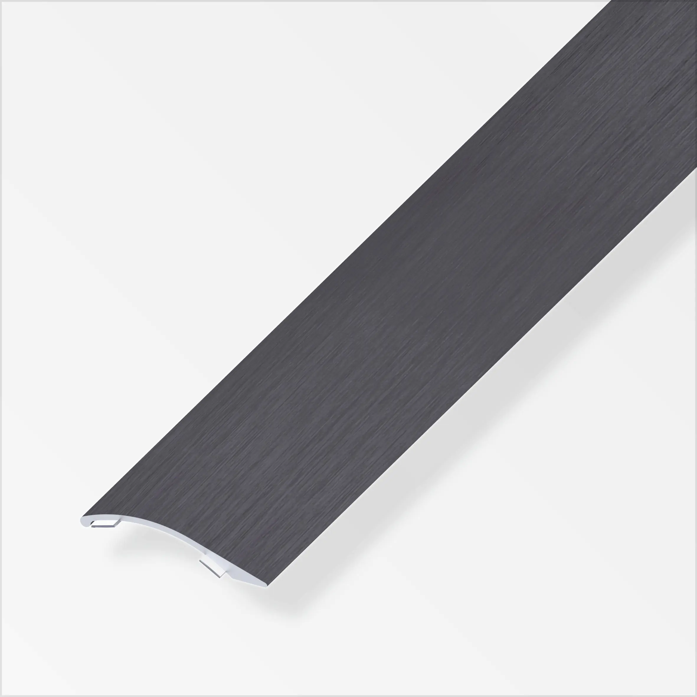 alfer Ausgleichsprofil 2 m, 38.5 x 7.5 mm Alu eloxiert gebürstet dunkelgrau