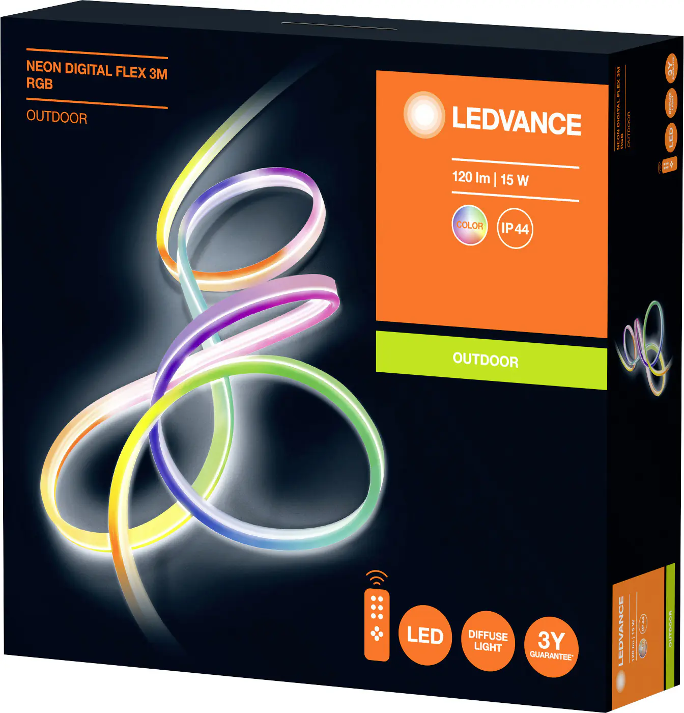 Ledvance LED CCT Strips Neon Digital Flex biegsamer Lichtstreifen 3 m