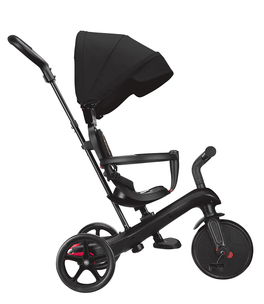 Globber Dreirad für Kinder Explorer Trike 4-in-1 schwarz