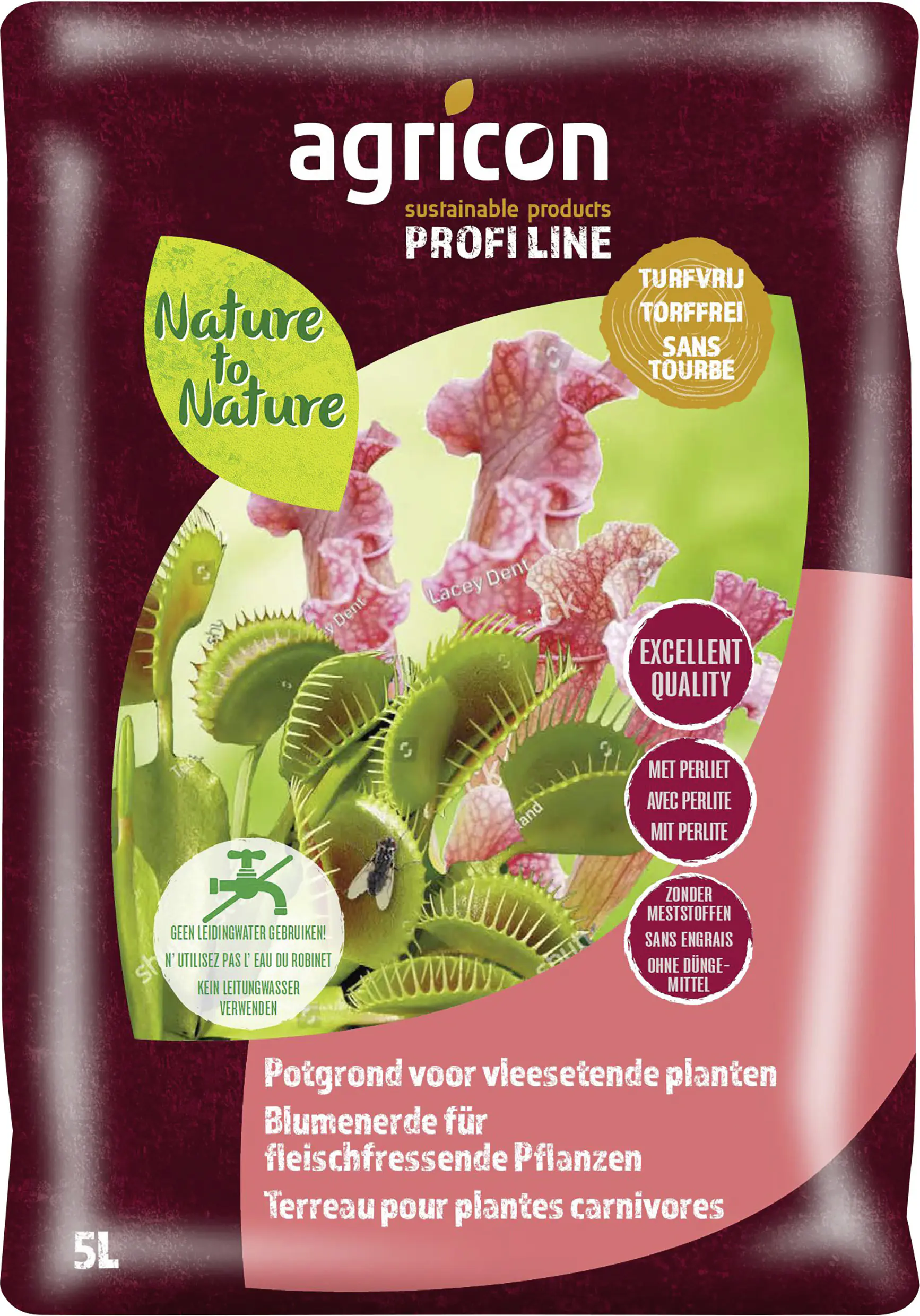 Agricon Carnivorenerde torffrei 5 L