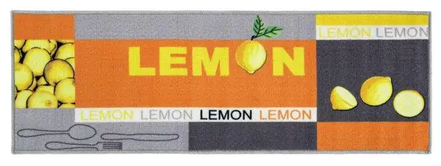 4002398895738 Andiamo Küchenläufer Lemon, 50 x 150 cm