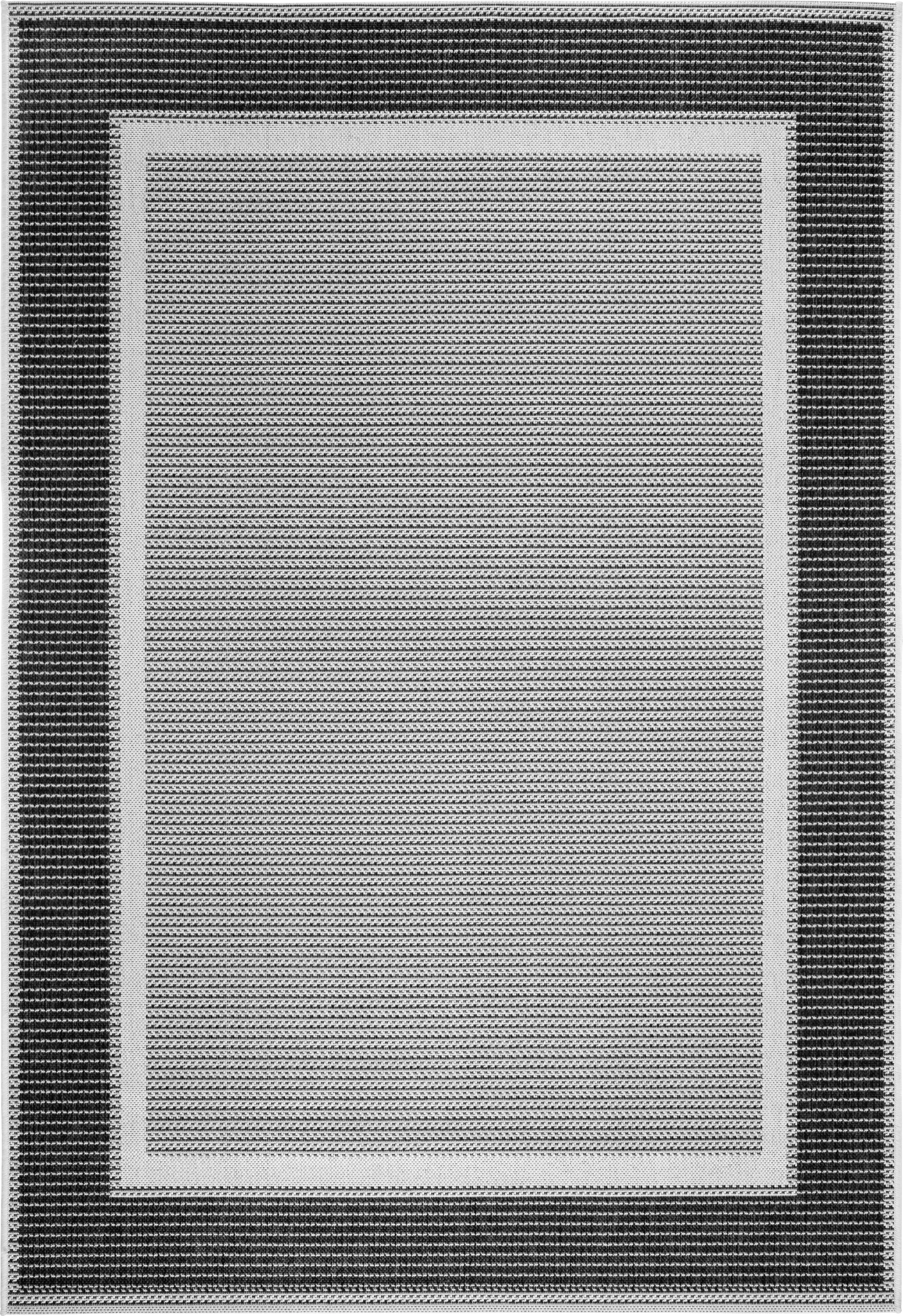 4002398907585 Andiamo Outdoorteppich Arizona anthrazit, 67 x 140 cm