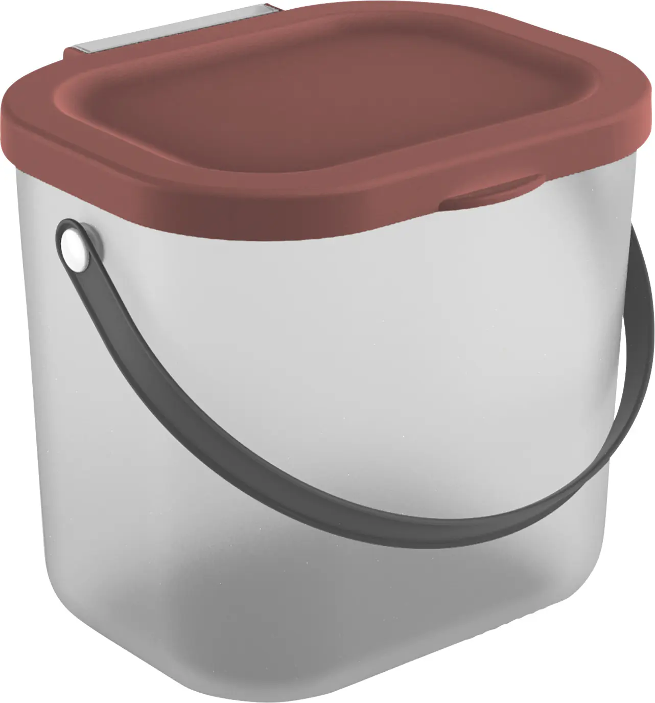 Rotho Waschmittelbehälter Albula 6 l iron rot