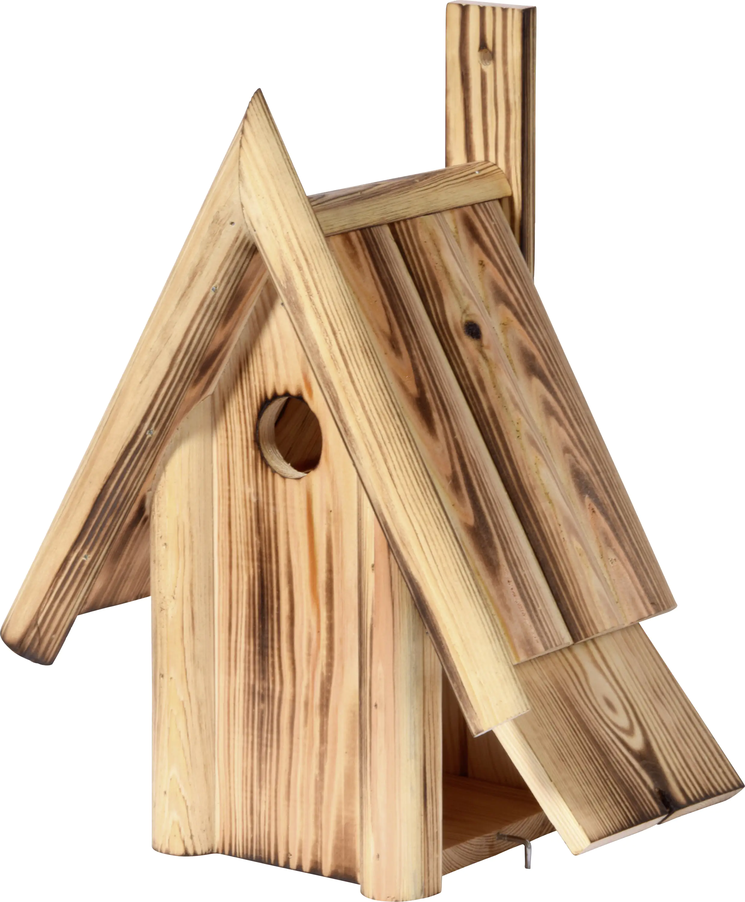 Dobar Nistkasten Kiefernholz geflammt LxBxH: 25,5x17,5x33 cm