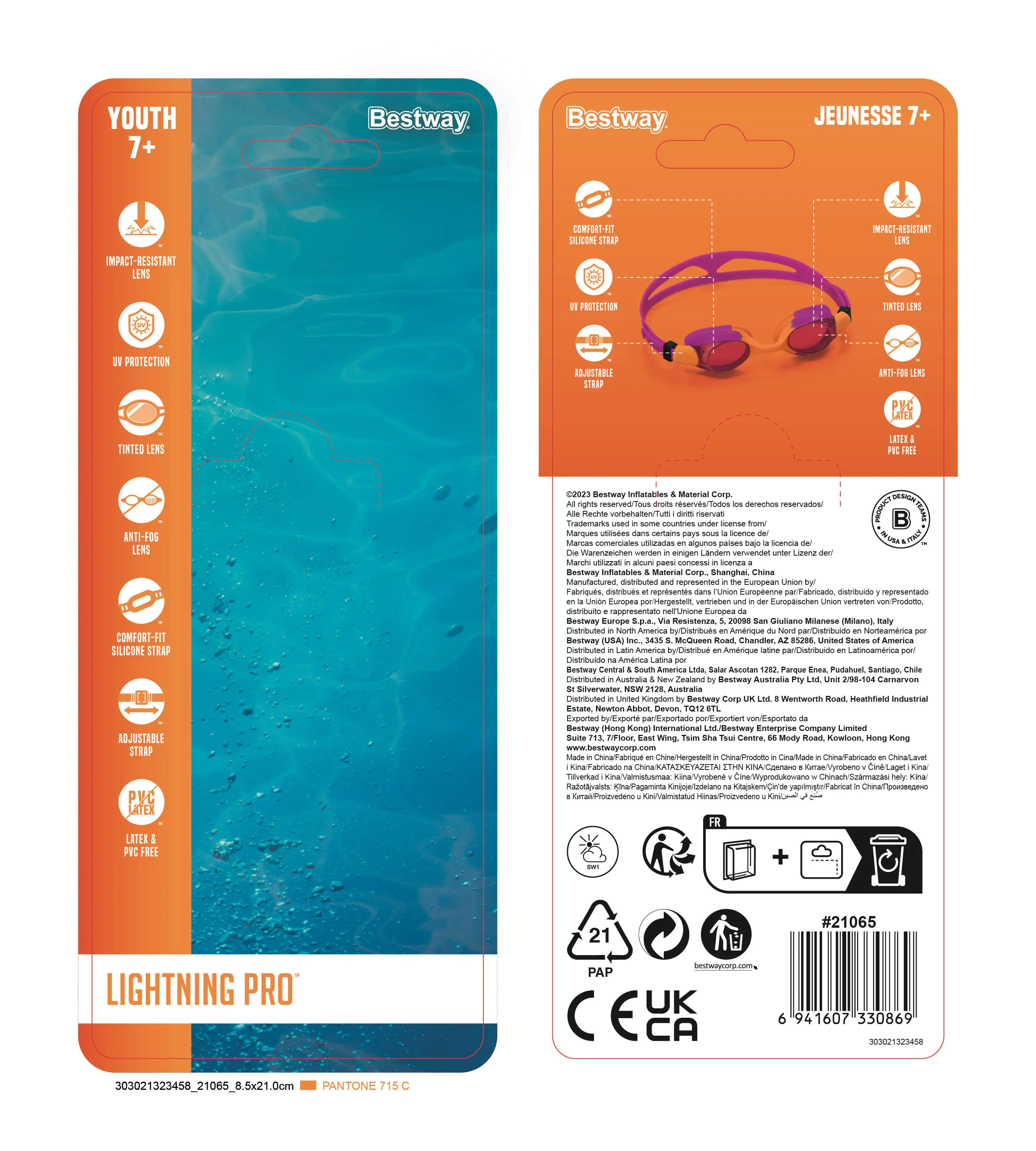 Bestway Schwimmbrille Lightning Pro