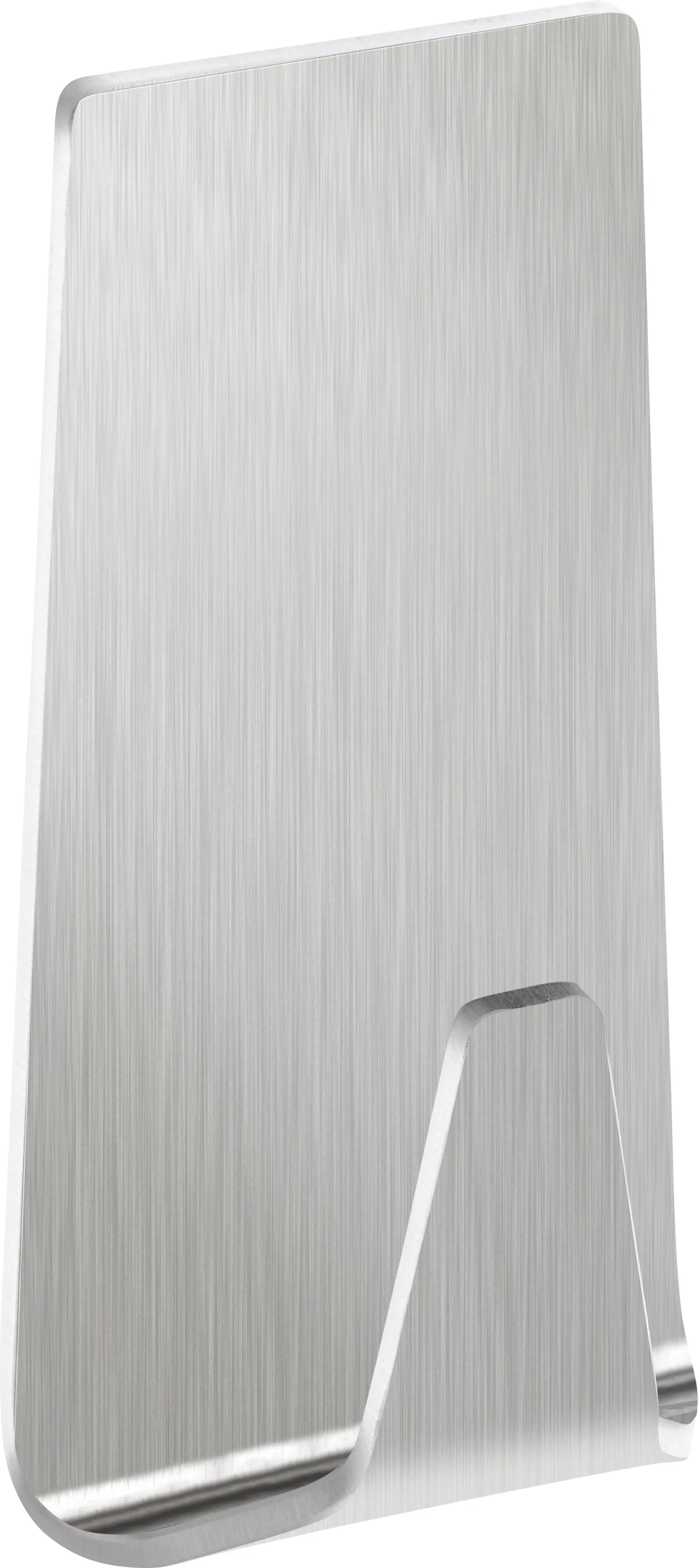 tesa Powerstrips Haken Large rechteckig, Edelstahl