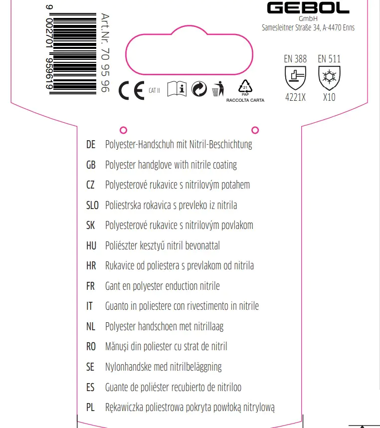 Gebol Handschuh Multi Flex Winter  