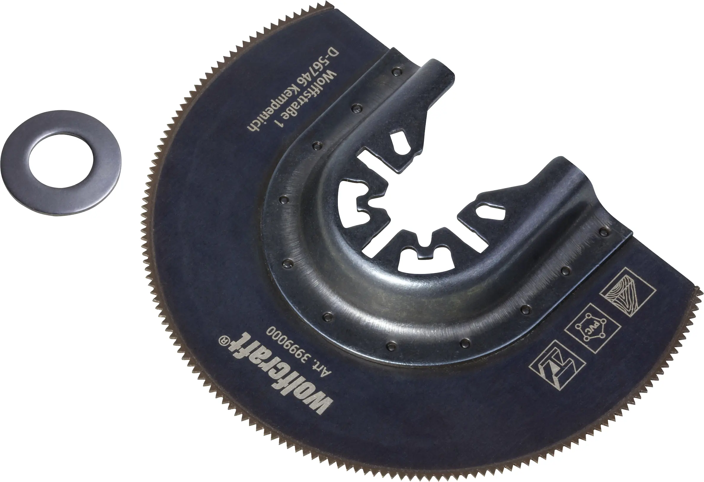 Wolfcraft Segmentsägeblatt HSS 85 mm für Bosch PMF