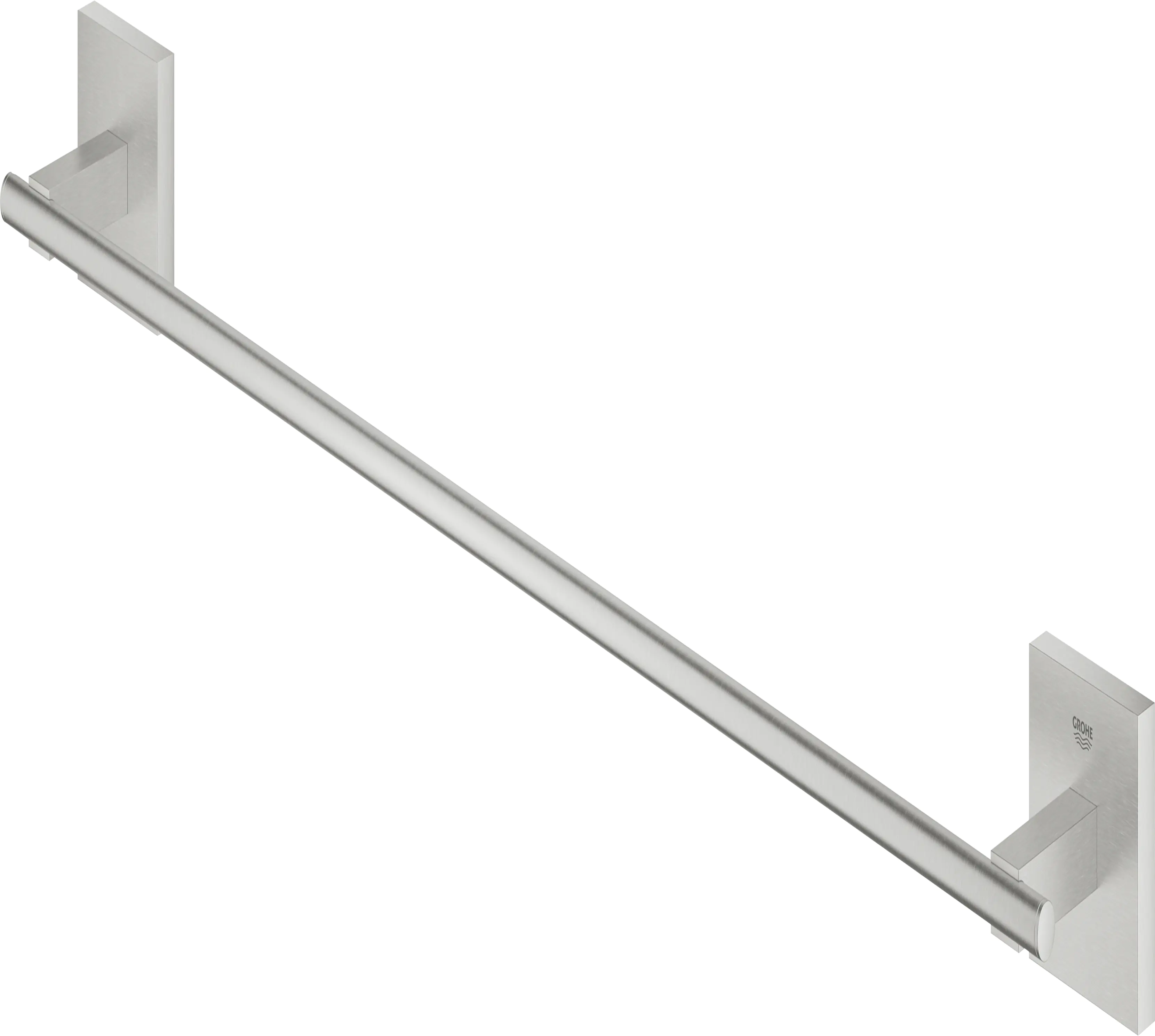 Grohe Start Cube Badetuchhalter supersteel klebbar