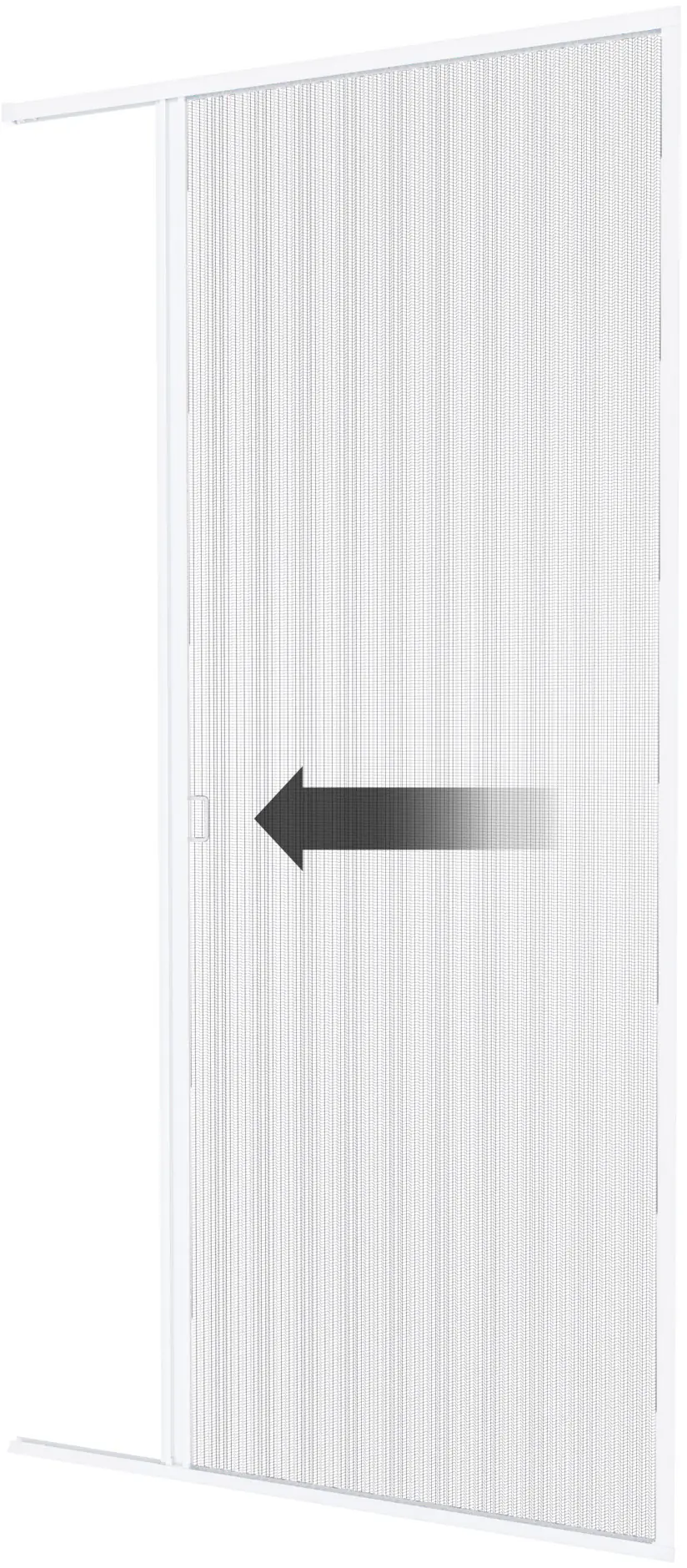 Windhager IS Maßplissee Tür bis 120 x240 cm schwarz/weiß