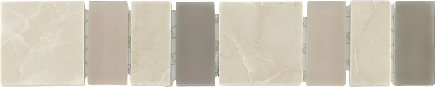 Fliesenbordüre Marmor Quinto 4,8 x 24,8 cm beige Fliesenbordüre Marmor Quinto 4,8 x 24,8 cm beige