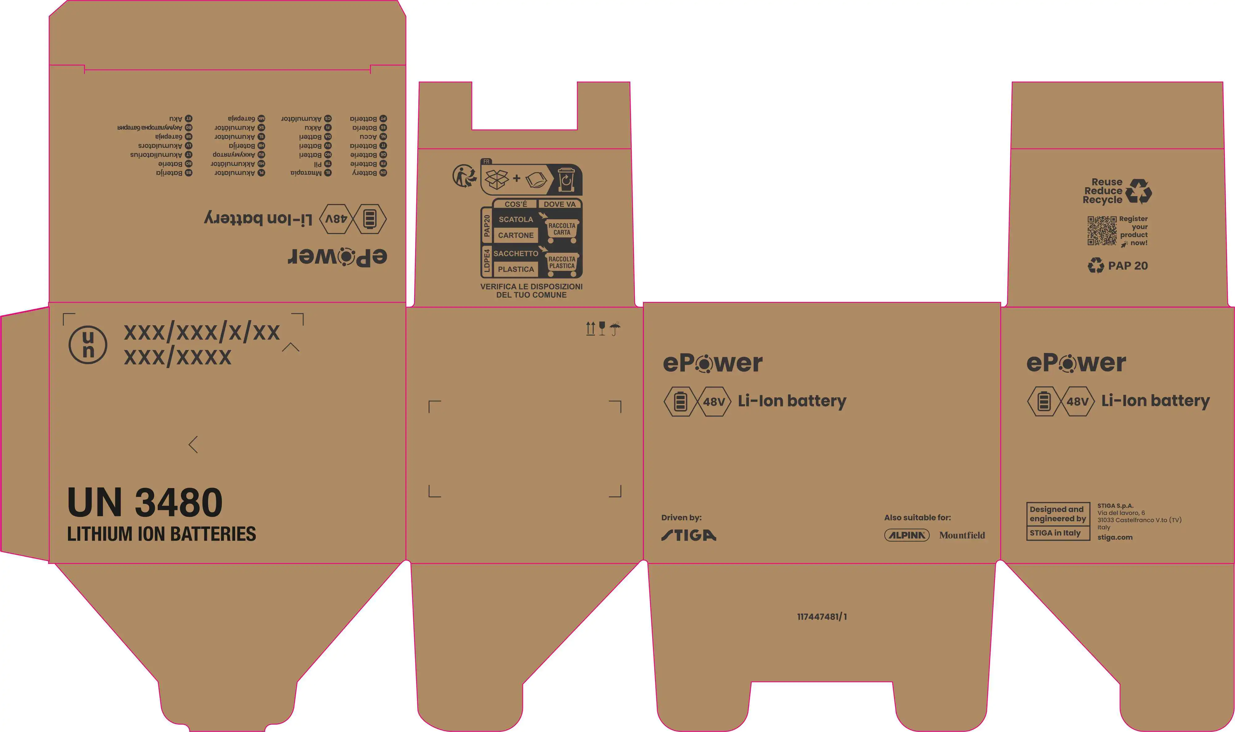 Stiga Akku E 440 48 V 4 Ah
