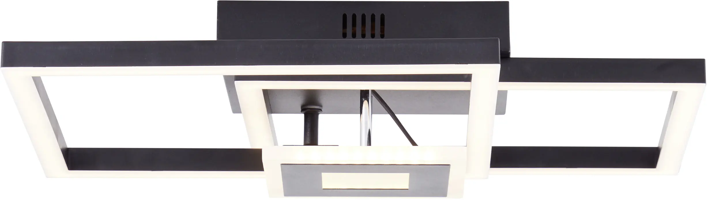 Brilliant Leuchten LED Deckenleuchte Bray 22W, warmweiß, Metall/Glas