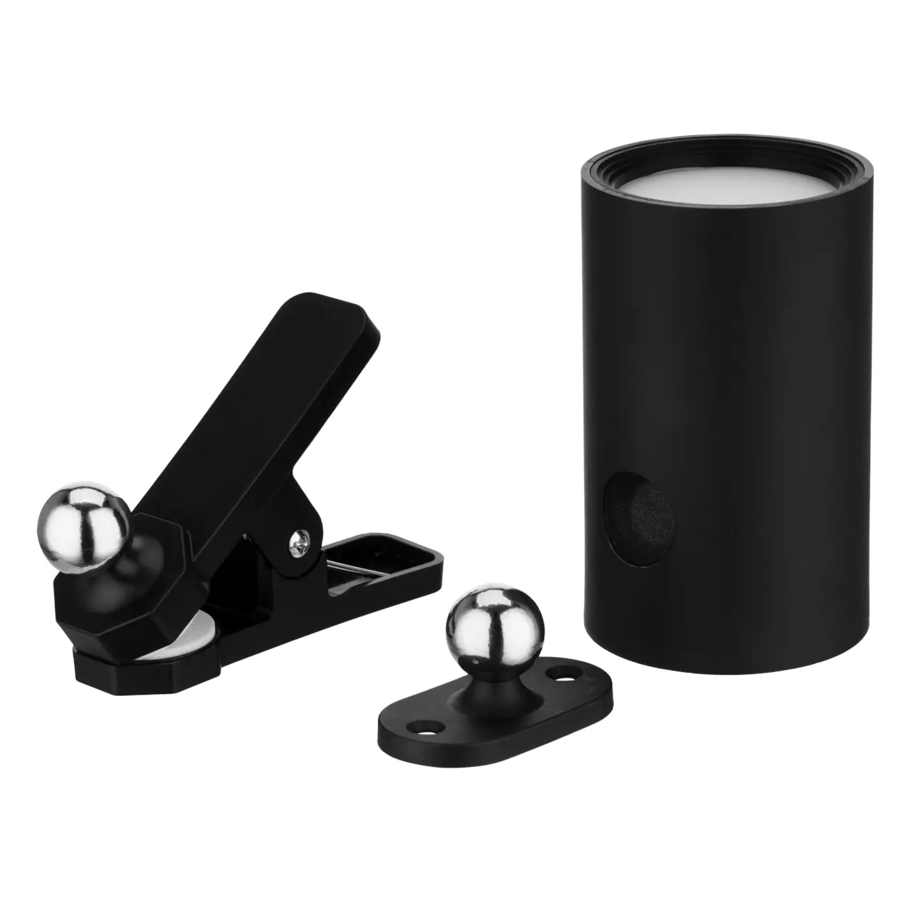 REV LED-Akku-Clipleuchte 6 x 6 x 10 cm schwarz dimmbar